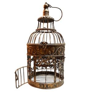 Ornate Decorative Display Bird Cage